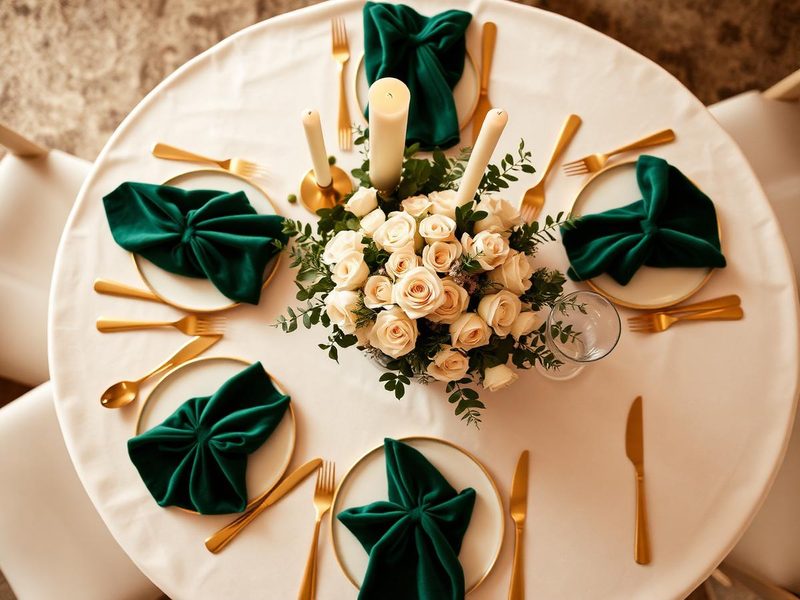 Reception table setting