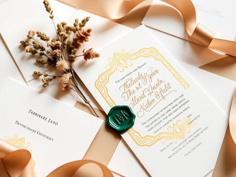 Wedding stationery